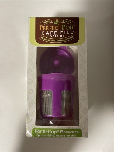 Perfect Pod Cafe-Fill Deluxe Reusable K-Cup for Keurig and Single Serve Makers