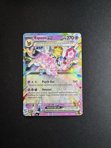 Pokemon TCG Prismatic Evolutions Espeon EX 034/131 | eBay