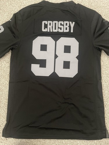 NWT Maxx Crosby #98 Las Vegas Raiders Men's Jersey Black | eBay