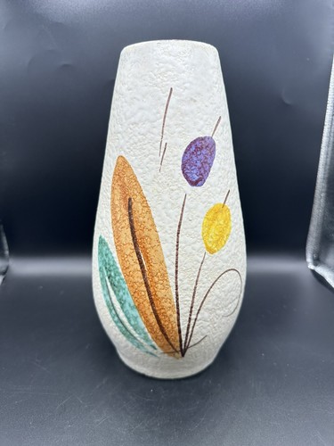 Scheurich 529 18 1960s WGermany 花瓶 Vintage West German Scheurich Vase 529-18 Fat Lava Mid