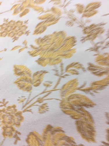 Fabricut Warwick Sungold Damask Floral Drapery/upholstery Fabric Bty