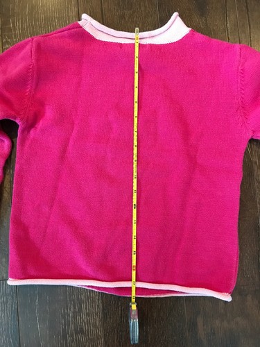 The Company Store Company Kids Pink Penguin Winter sweater girls Size Large Bx29