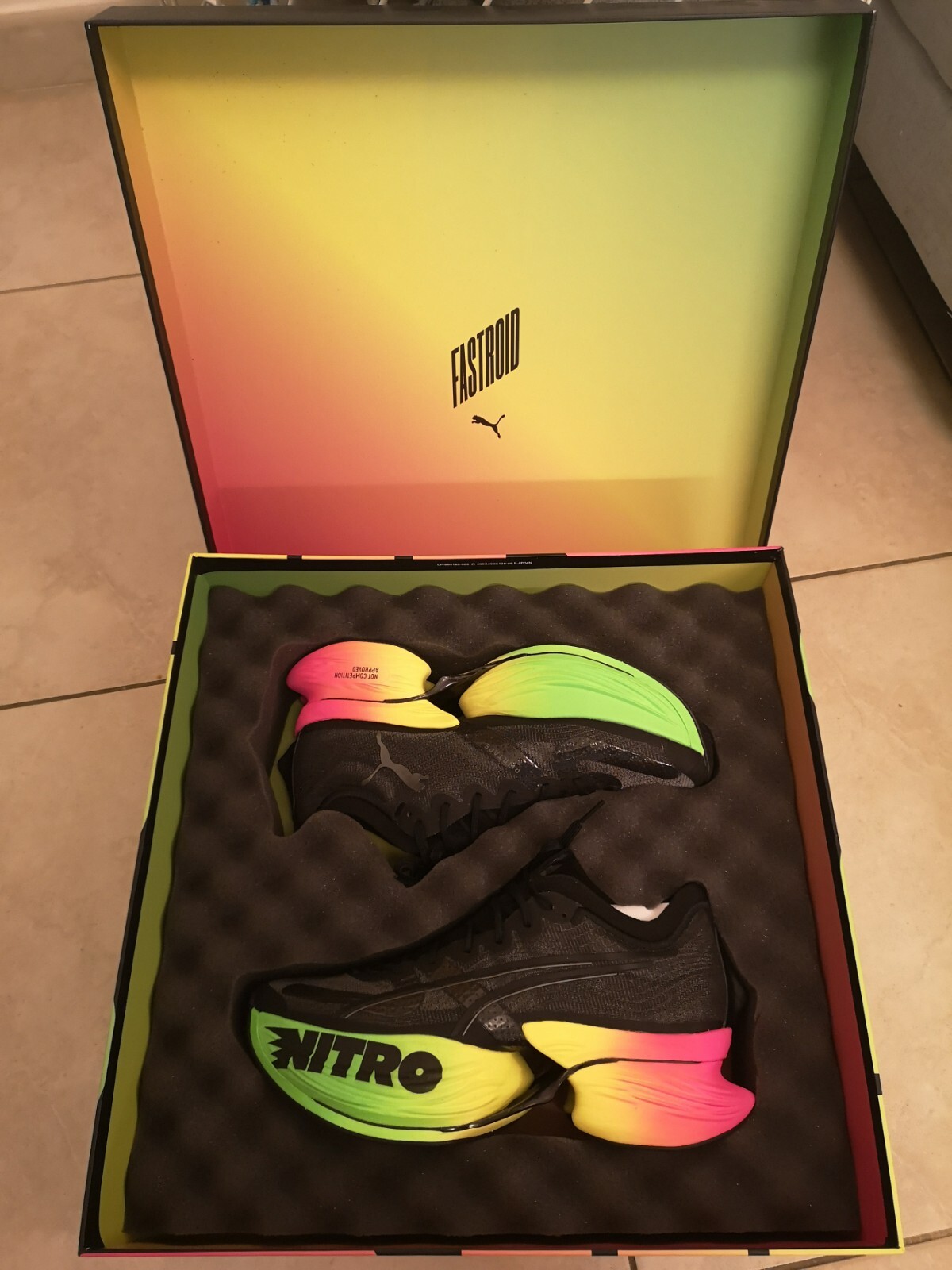 Pre-owned Puma Fastroid Sneakers In Multicolor