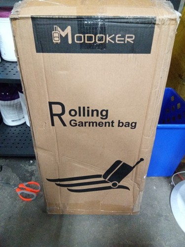 Modoker Rolling Garment Bags, Large Duffle Bag with Wheels, 