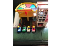 fisher price gas station vintage
