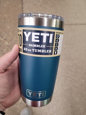 Yeti Rambler Tumbler with MagSlider Lid 20 Oz Agave Teal New