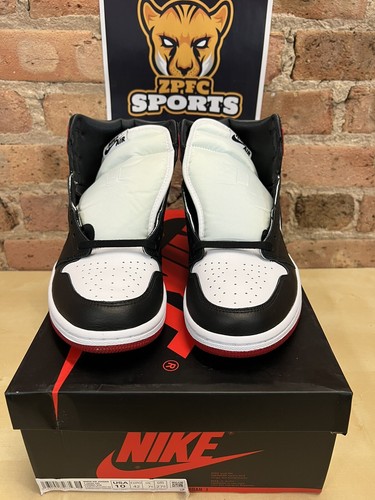 Pre-owned Jordan Nike Wmns Air  1 Retro High Shoes Satin Black Toe Cd0461-016 In Multicolor
