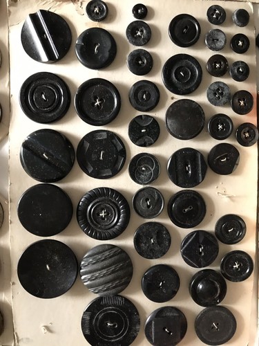 Vintage Antique Mixed Lot Of Sewing Buttons Collection
