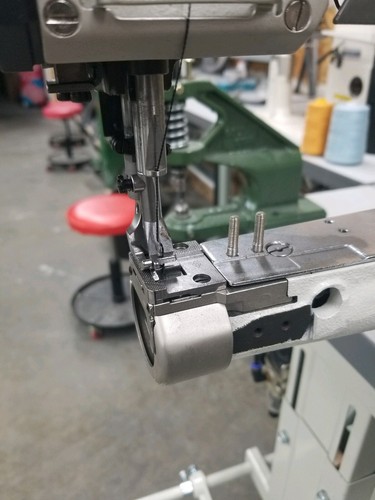 Cylinder bed walking foot sewing machine automatic thread cutter digital motor
