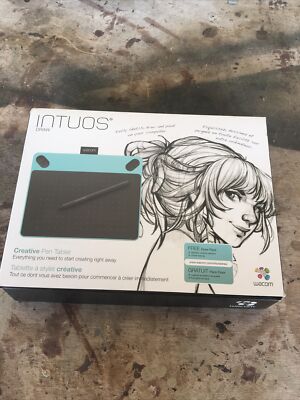 Wacom Intuos Draw Creative Pen Tablet Mac Windows Open Box