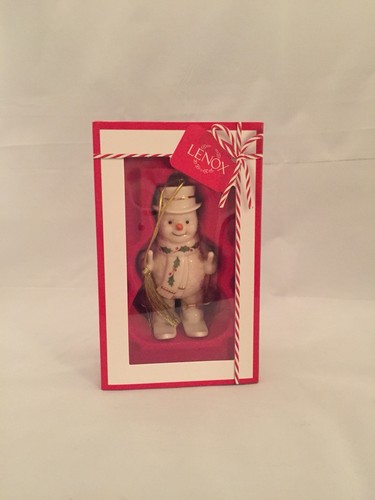 Lenox Christmas Ornament Skiing Snowman