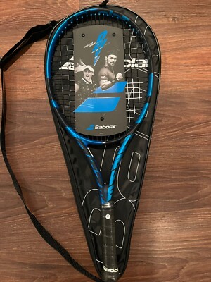 Babolat Pure Drive Junior 26 Blue Boys Grip 0 Tennis Racquet With Cover NEW