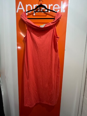 Oasis Bardot Bodycon Dress, Orange, Size XL, Brand New With Tag, RRP £39