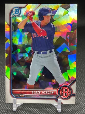 2022 Bowman Blaze Jordan Chrome Atomic Refractor Baseball Card