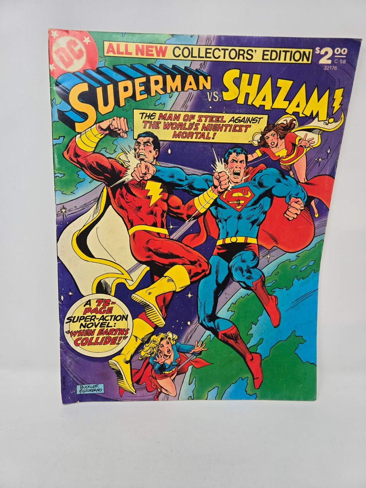 Shazam Vs Superman C-58 Collectors Edition Treasury 2nd Black Adam