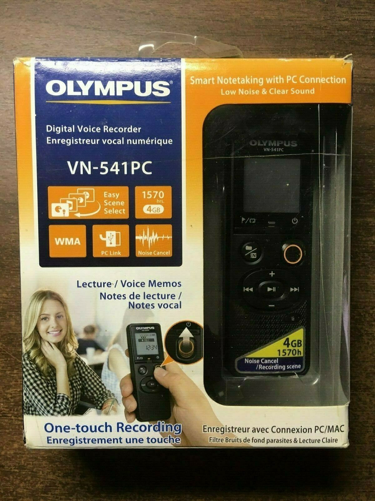 OLYMPUS VN-541PC Digital Voice Recorder 4GB Lightly Used works well