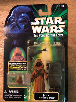 STAR WARS Jawa & Gonk Droid CommTech Chip POTF 1999 NEW
