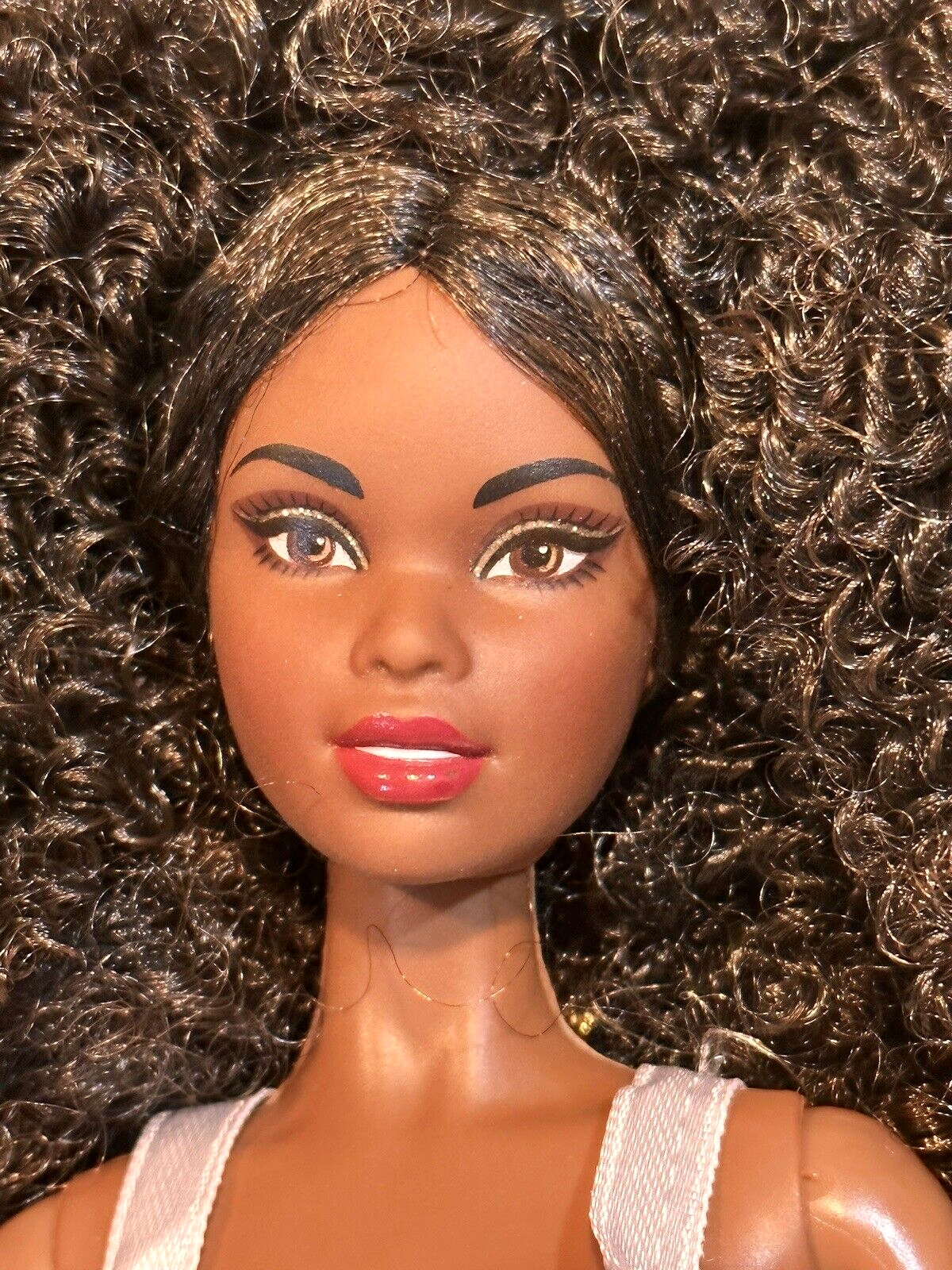 Barbie African American Model Muse Asha Face Doll w Long Curly Afro Hair ⭐️