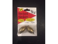 Top Brass Swivel Sinker SSW-012ABR 1//2oz