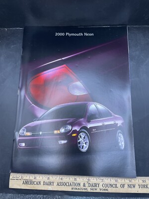 NOS 2000 Plymouth Neon Dealership Brochure Mopar F8CXP
