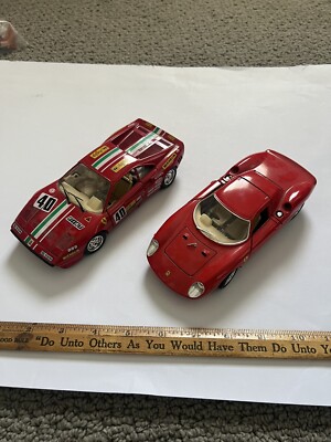 Burago 1:24 Ferrari GTO & 250 Le Mans (NO BOXES) model car  Collection