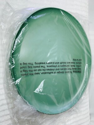 Room Essentials Large ( 12 x 15 inch )  Oval Serving Plastic Platter Green  NEW 