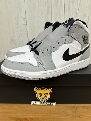 Air Jordan 1 Mid Light Smoke Grey 554724-092