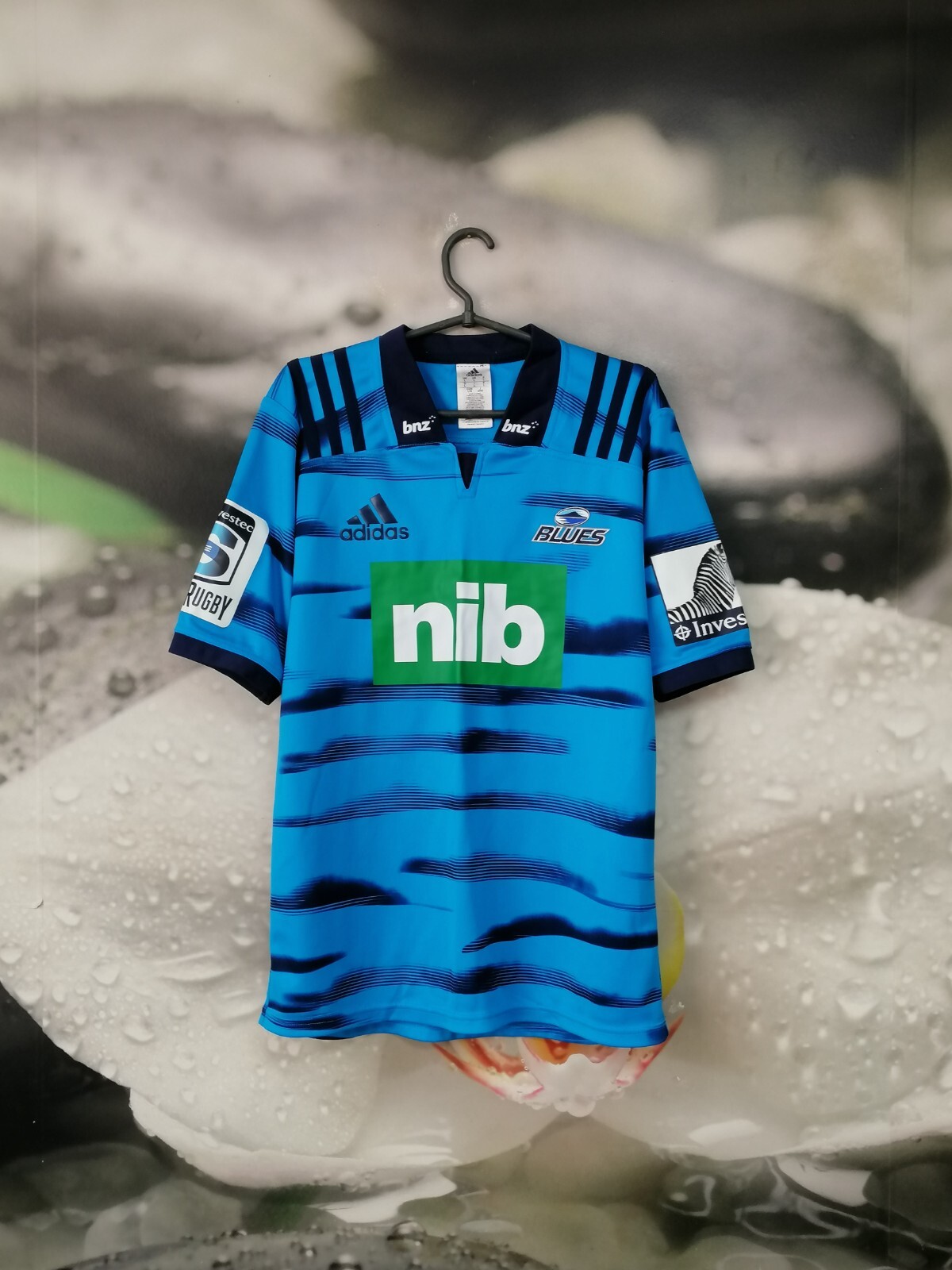 Blues Auckland New Zealand Super Rugby home shirt jersey