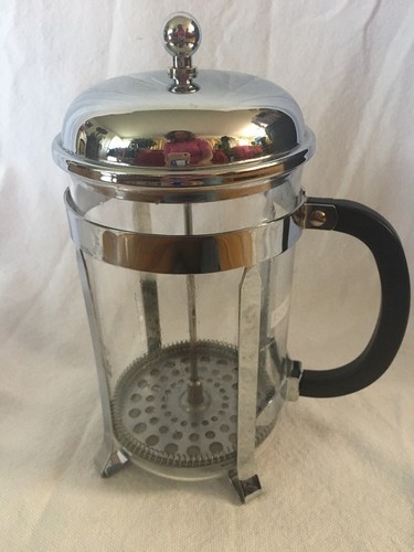 Coffee Maker, 1 Liter, 34 Ounce, 12 Cup, Chrome