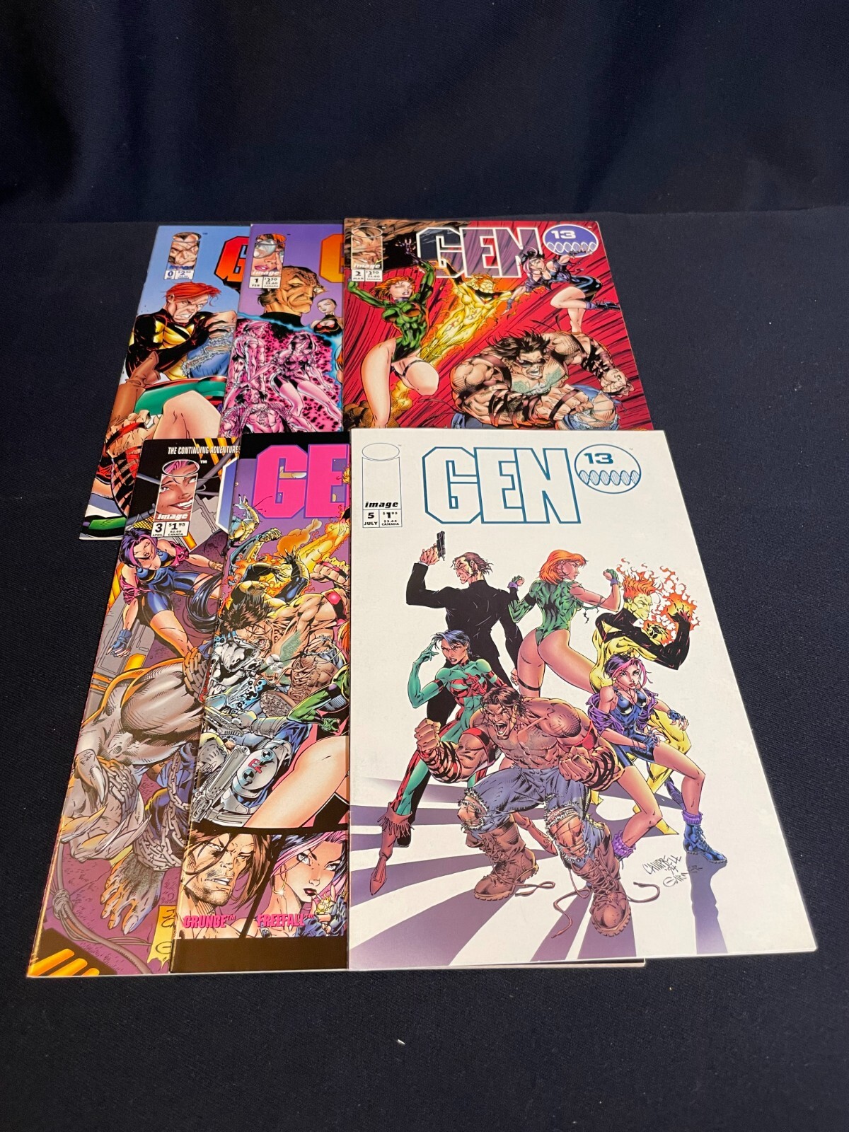 Gen 13 #0-5; 6 books; complete series; J. Scott Campbell Gen 13 #0-5; 6 books; complete series; J. Scott Campbell