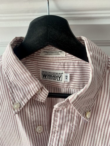ENGINEERED GARMENTS ワークシャツ アイボリー XXS Engineered Garments Work Shirt | Beige Superfine Poplin