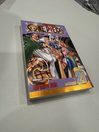 One Piece English Manga Vol 21 Gold Foil Cover 1st First One Piece English Manga Vol 21 Gold Foil Cover 1st First