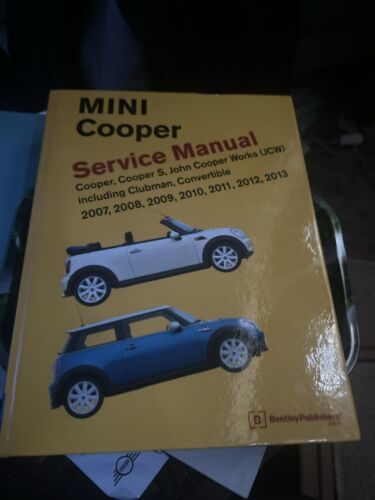 2007-2013 MINI Cooper S R55 R56 R57 Factory Service Repair Workshop Manual Book | eBay 2007-2013 MINI Cooper S R55 R56 R57 Factory Service Repair Workshop Manual Book | eBay