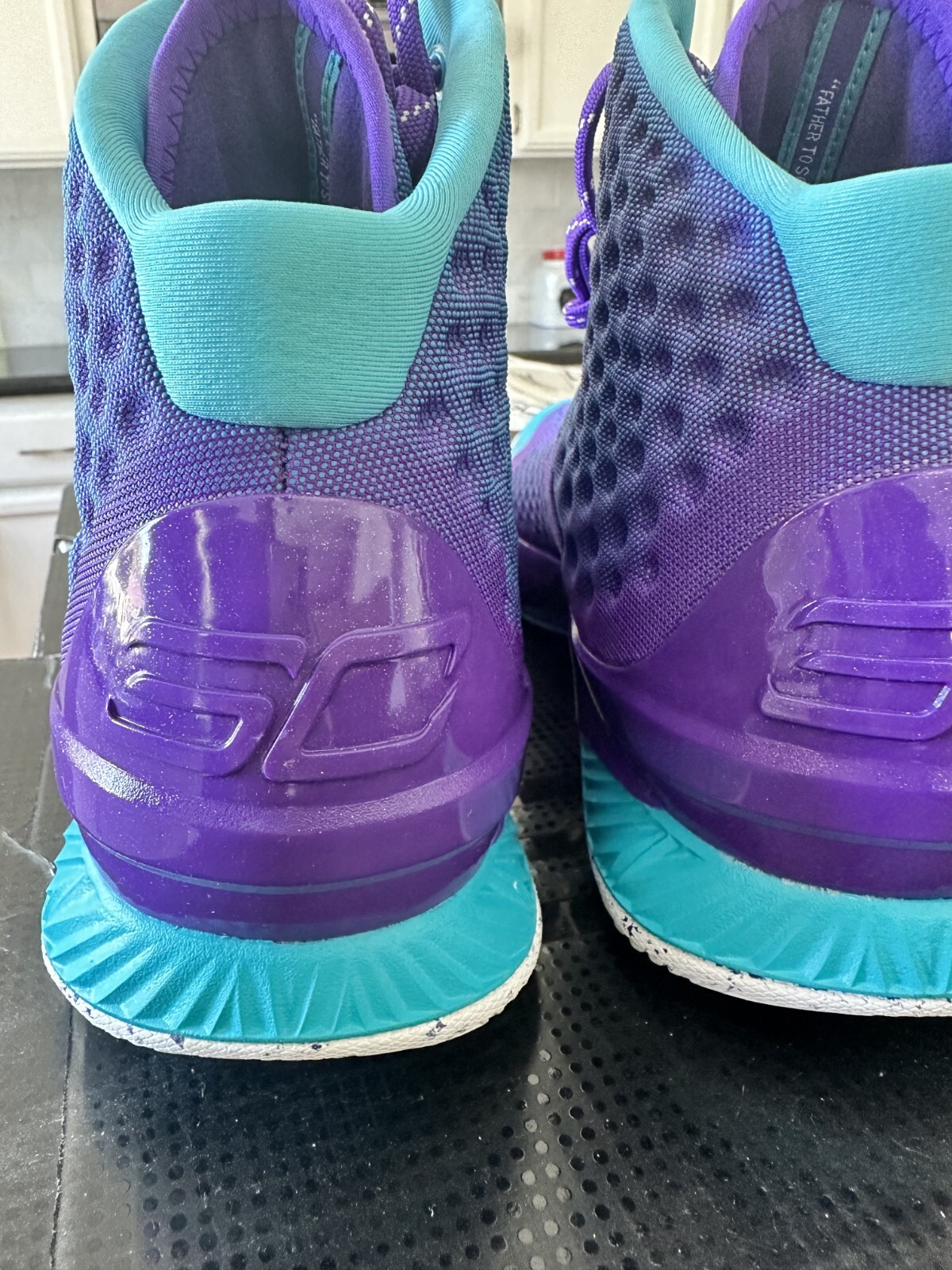 Pre-owned Under Armour Curry 1 Retro 2022 Mid (size 12 ) Father To Son Basketball Shoes In Purple