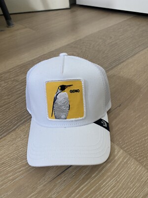 Goorin Bros The Farm Animal Trucker Limited Edition Wht Geno Penguin Malkin NEW
