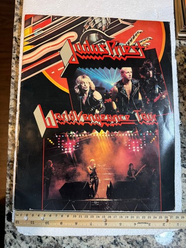 Vintage Judas Priest Screaming For Vengeance Tour Book | eBay