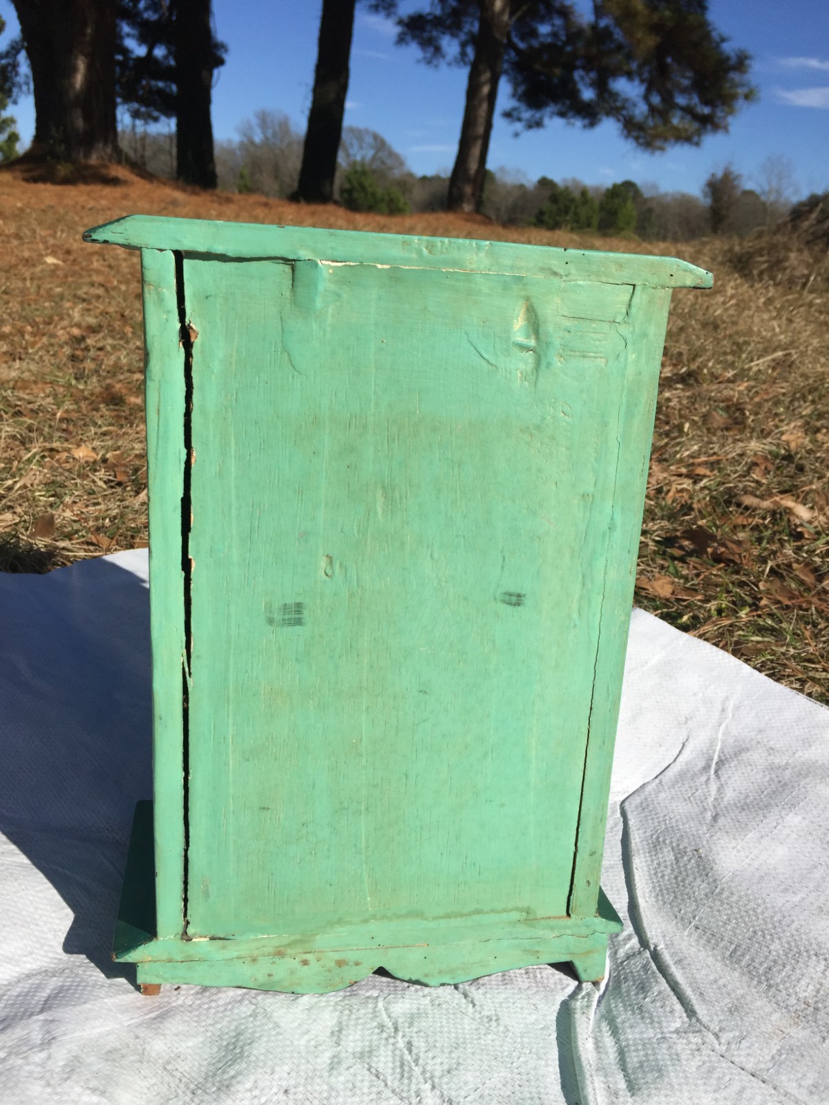 Antiqued Wooden Mini Chest of Drawers Sun Moon 8 Drawers Pier One