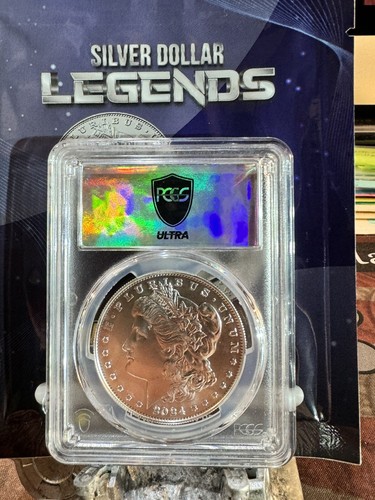 INFINITY LABEL 🔥2024 PCGS ULTRA BREAKS MS70 MORGAN SILVER LEGENDS