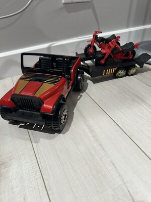 Tonka Jeep Trailer And Duel Motorcycles