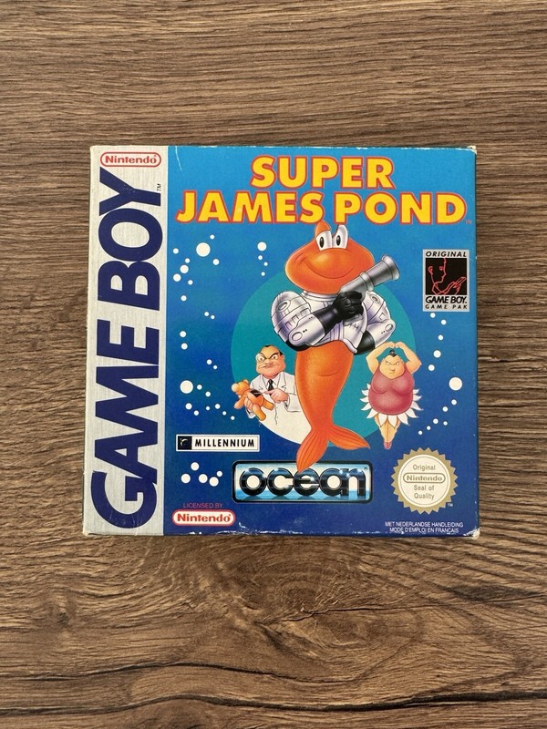 Super James Pond Nintendo Game Boy Sans Jeu BoÃ®Te + Notice Uniquement