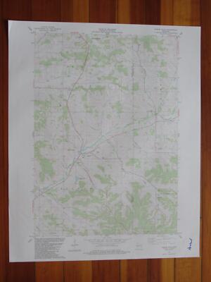 Pigeon Falls Wisconsin 1984 Original Vintage USGS Topo Map