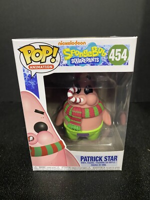 FUNKO POP ! PATRICK STAR 454 SPOMGEBOB SQUAREPANTS POP ANIMATION DB11 Boxnotmint