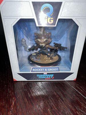 Q-Fig Loot Crate ROCKET & GROOT Guardians of the Galaxy Vol 2 QMX Figure