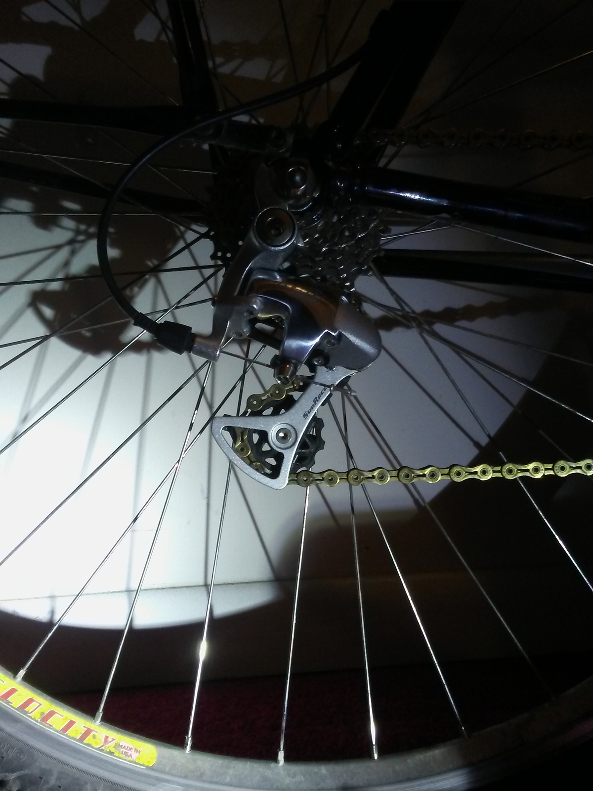 SunRace RD-M41 7/8 Speed Direct Mount Rear Derailleur Long Cage