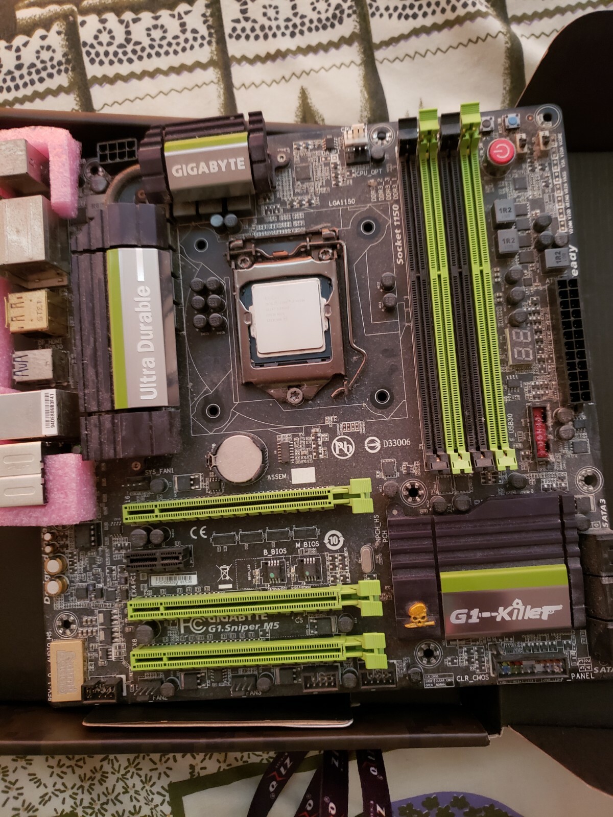 i7 4770k, Gigabyte G1 Sniper M5, 8Gbx2 DDR3 HyperX DDR3 | eBay