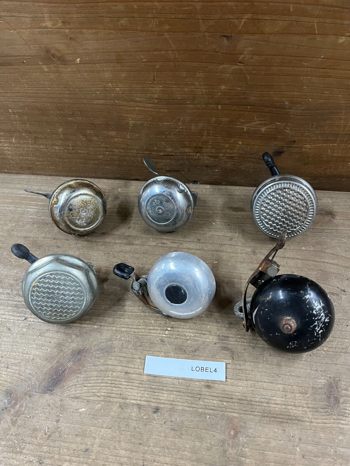 6 Vintage Bicycle Bells - Parts/Restauration - Vintage