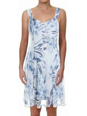 

CONNECTED APPAREL Женское голубое платье без рукавов Petites, Light blue