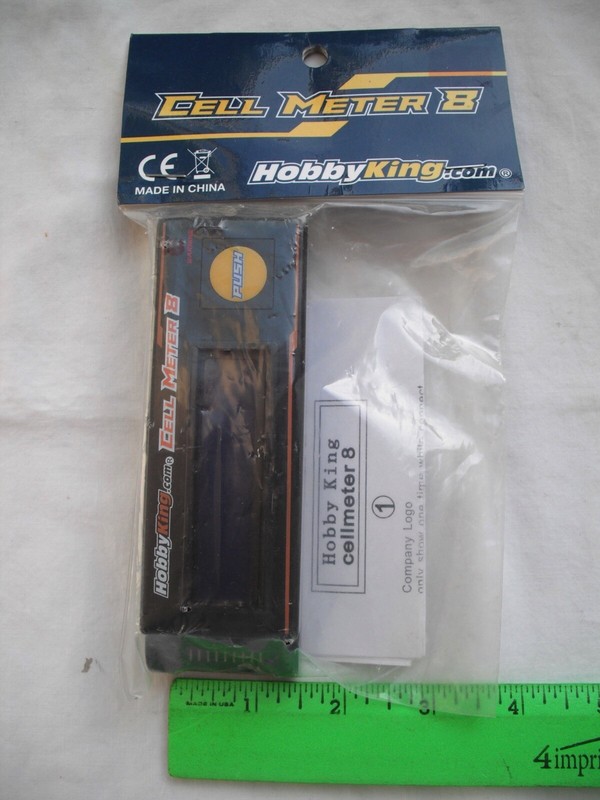 Hobby King Cell Meter 8, HobbyKing CellMeter, New,RC R/C Pla