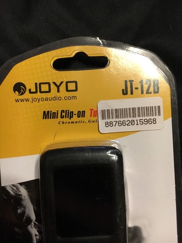 JOYO Mini Digital Clip-on Tuner for Chromatic Guitar, Bass, Violin, Ukulele