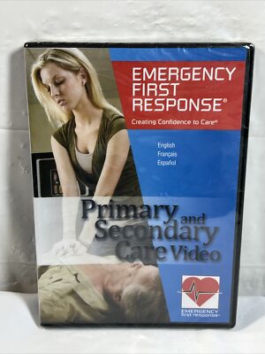 Emergency First Response: Primary And Secondary Care Video (DVD) New Sealed